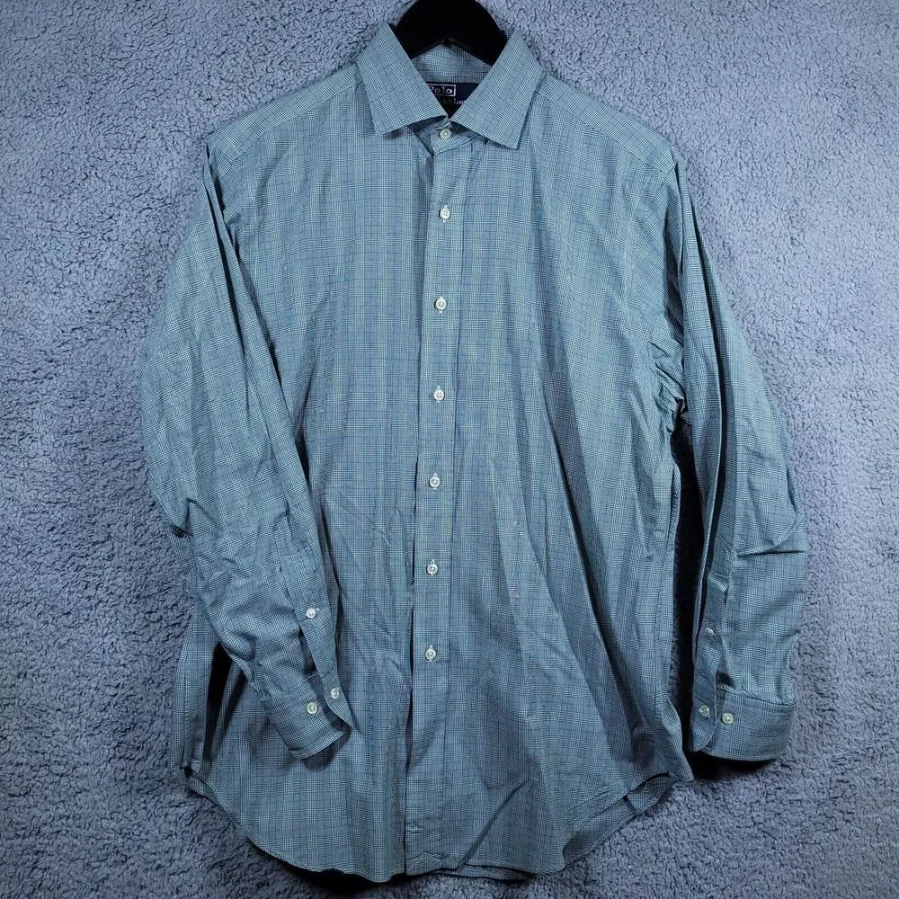 Polo Ralph Lauren Mens 16 32/33 Regent Classic Fit Long Sleeve Button Down Shirt